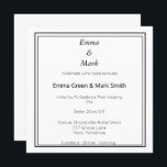 Einfache Einladung auf dem White Square<br><div class="desc">Einfache Einladung auf dem White Square</div>