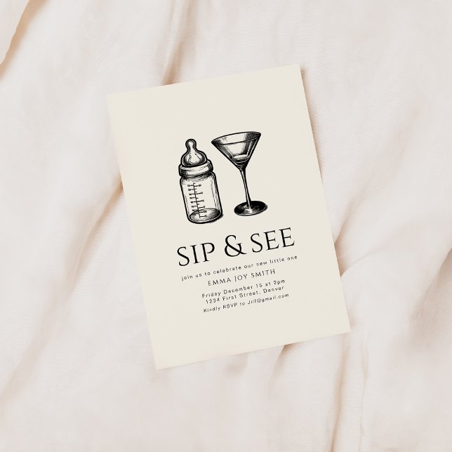 Einfache Einladung der Babydusche (Von Creator hochgeladen)