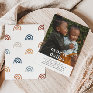 Einfache Einladung zum Geburtstag   FOTO   Twins