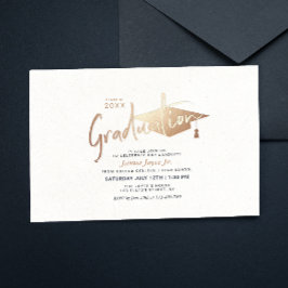 Einfache Einladungen für eine minimale Graduierung Flyer