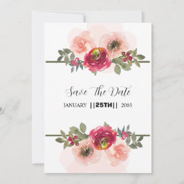 Einfache Einladungskarte für die Winterhochzeit Einladung