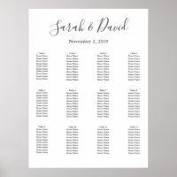 Einfache Elegance Hochzeitskarte 18x24