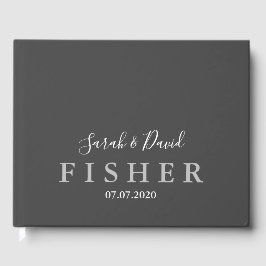 Einfache Elegance Wedding Gästebuch