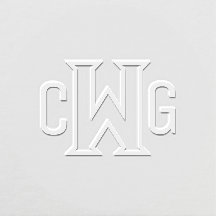 Einfache Elegant 3 Initial Letter Monogram MF #3