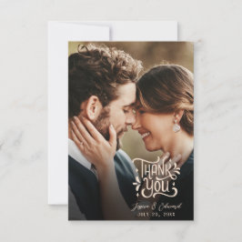 Einfache Elegant Burnt Orange Moderne Minimale Sch Dankeskarte