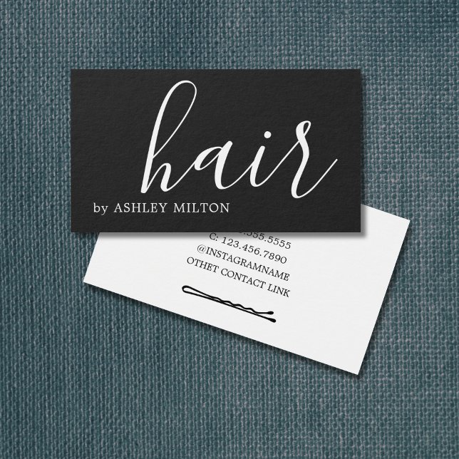 Einfache Elegant Dark Gray WHite Hair Stylist (Von Creator hochgeladen)