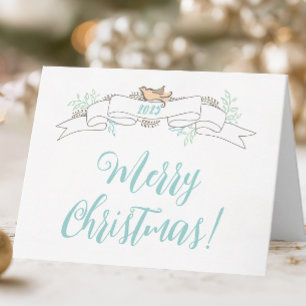 Einfache Elegant Frohe Weihnachten