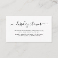 Einfache Elegant-Gender-Display-Dusche