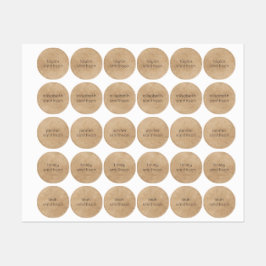 Einfache Elegant Gender Neutral Fügen Sie Ihren Na Etiketten