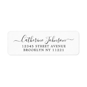 Einfache Elegant Girly Chic Script Calligraphy Bla