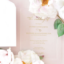 Einfache Elegant-Kalligrafie-Hochzeit