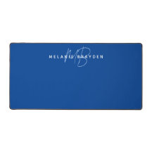 Einfache Elegant Navy Blue Minimalistisch Two Mono