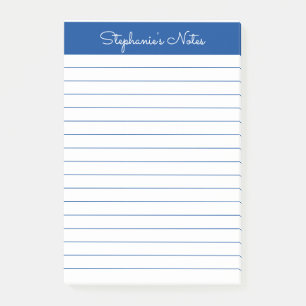 Einfache Elegant Personalisiert Post-it Klebezettel