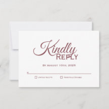 Einfache Elegant-Rosa-Hochzeit