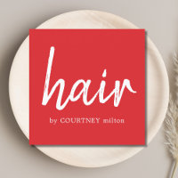 Einfache Elegant Rotes Weißes Haar Stylist
