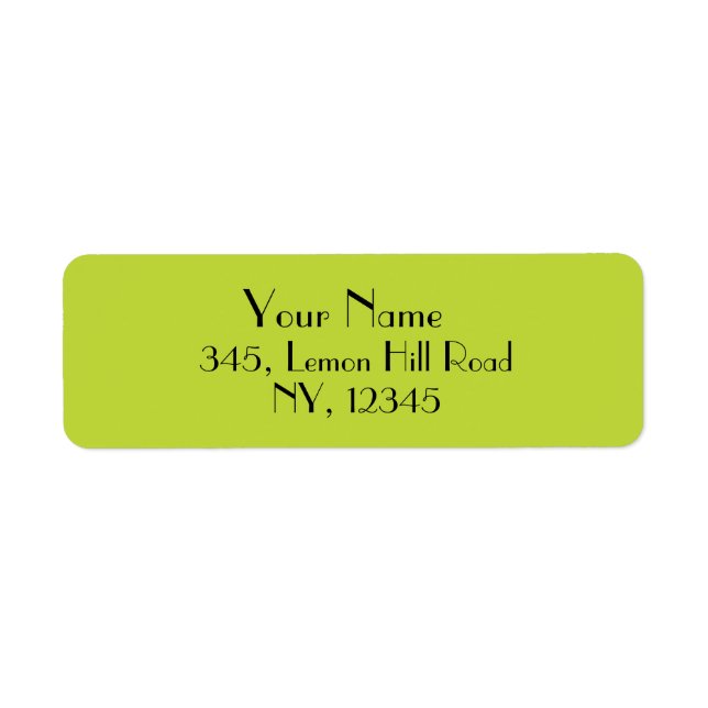 Einfache Elegant Solid Lime Green (Vorne)