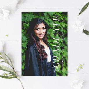 Einfache Elegant Type Overlay-Abschluss mit 1 Foto Ankündigung
