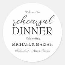 Einfache Elegante Abendessen vor der Probe