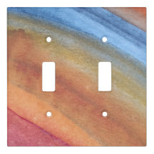 Einfache Elegante Abstrakt Braun Blaues Wasser