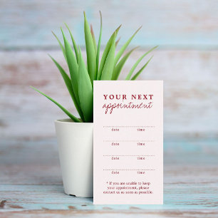 Einfache Elegante Alte Weiße Kirsche Rote Schönhei Terminkarte