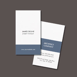 Einfache elegante Bauindustrie Visitenkarte