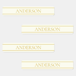 Einfache, elegante, benutzerdefinierbare Textform  Etiketten