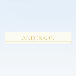 Einfache, elegante, benutzerdefinierbare Textform  Etiketten