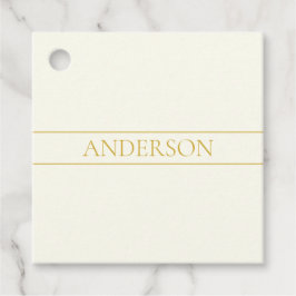 Einfache, elegante, benutzerdefinierbare Textform  Geschenkanhänger