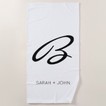 Einfache elegante Bezeichnung für das weiße Monogr