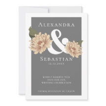 Einfache Elegante Blumenhochzeit speichert das Dat