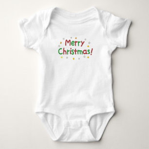 Einfache Elegante Blumenschreie Name Baby Strampler