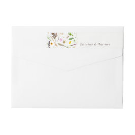 Einfache, elegante Botanische Wilde Blume Hochzeit