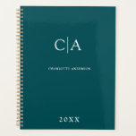 Einfache, elegante Einladungsplanerin Planer<br><div class="desc">Moderner,  einfacher,  eleganter Einladungsplaner für Monogramm,  aquamarin. Editieren Sie Ihr Produkt in wenigen Minuten. Sie können Schriftart/Größe/Farbe und Position mit "weiter personalisieren" ändern.</div>