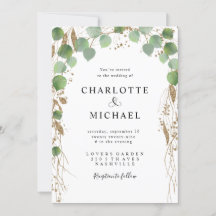 Einfache, elegante Eukalyptus-Glitzer