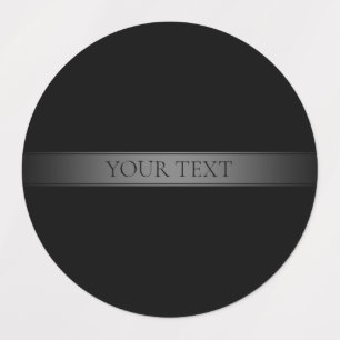 Einfache, elegante Farbe des Farbstreifens Etiketten