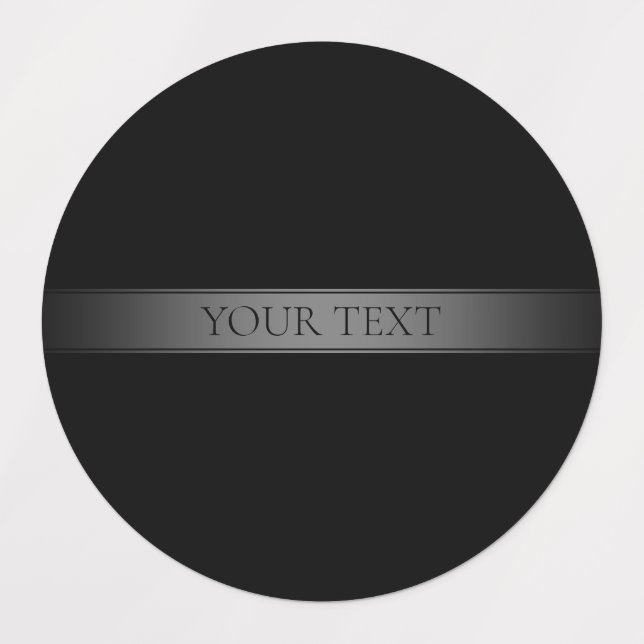 Einfache, elegante Farbe des Farbstreifens Etiketten (Design 1)