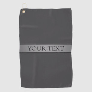 Einfache, elegante Farbe des Farbstreifens Golfhandtuch
