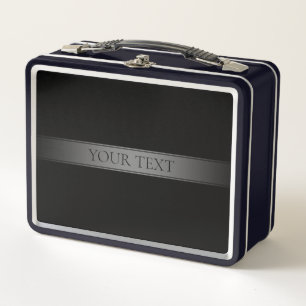 Einfache, elegante Farbe des Farbstreifens Metall Brotdose