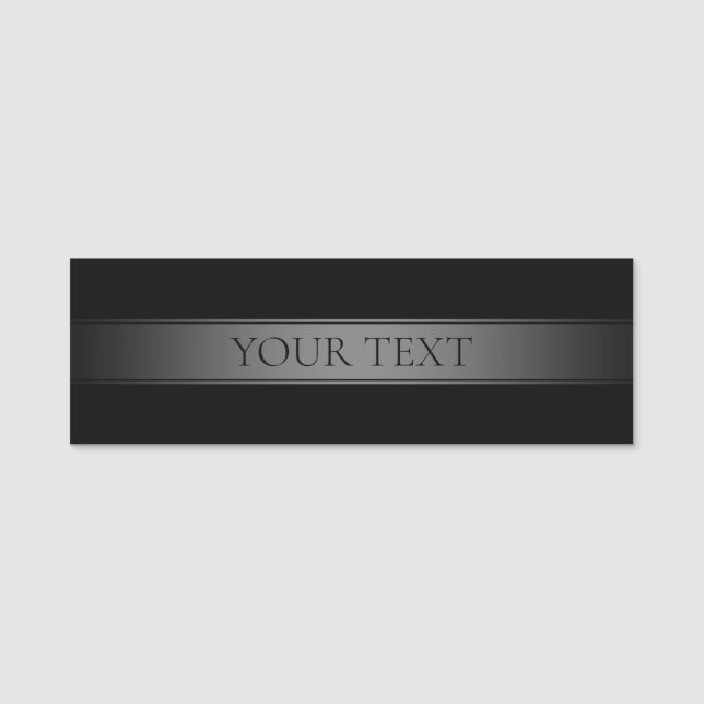 Einfache, elegante Farbe des Farbstreifens Namensschild (Vorderseite)
