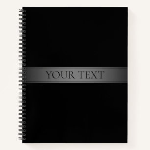 Einfache, elegante Farbe des Farbstreifens Notizbuch