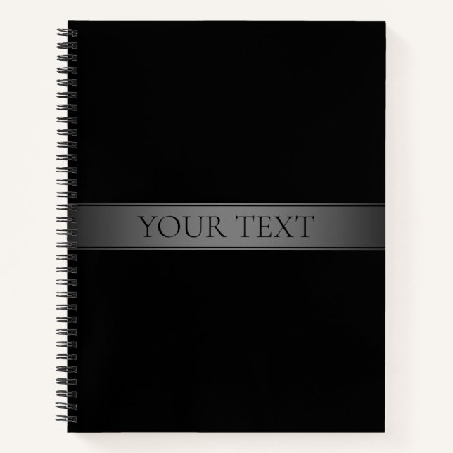 Einfache, elegante Farbe des Farbstreifens Notizbuch (Vorderseite)