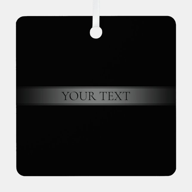 Einfache, elegante Farbe des Farbstreifens Ornament Aus Metall (Vorderseite)