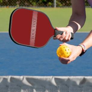 Einfache, elegante Farbe des Farbstreifens Pickleball Schläger