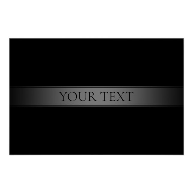 Einfache, elegante Farbe des Farbstreifens Poster (Vorderseite)