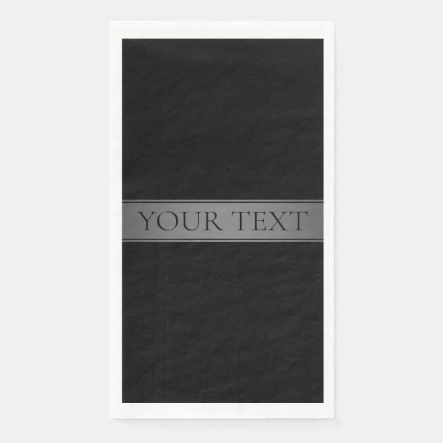 Einfache, elegante Farbe des Farbstreifens Serviette (Vorderseite)