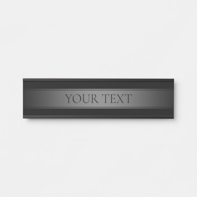 Einfache, elegante Farbe des Farbstreifens Türschild (Vorderseite )