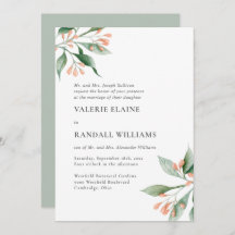 Einfache Elegante feierliche Hochzeit