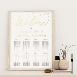 Einfache, elegante Foil Script - Begrüßung und Sit Foliendrucke