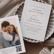 Einfache Elegante Foto Hochzeit