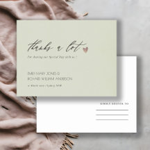 EINFACHE ELEGANTE GOLD GRAY TYPOGRAPHIE DANKEN